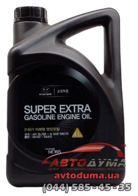Hyundai Super Extra Gasoline 5W-30, 4л